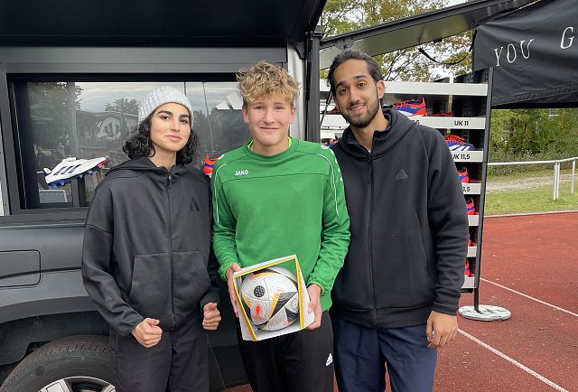 Jubel bei den 3 Siegern